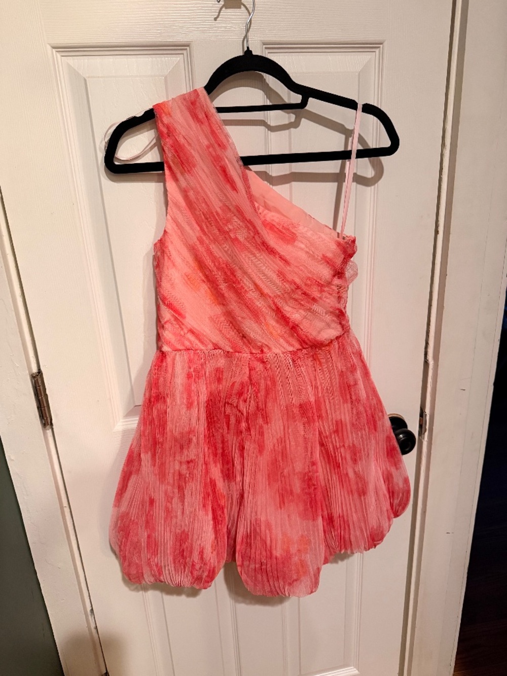 NWT Hutch Sweetheart Plissé Dress in Pink Combo - Size 4